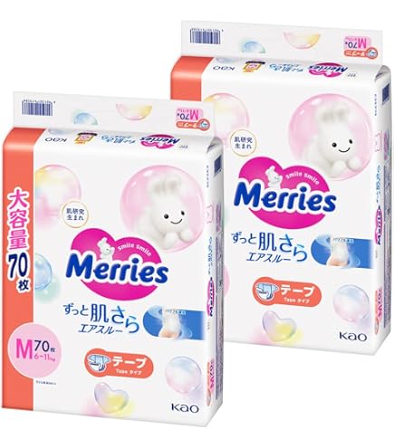 Amazon | 【テープ Sサイズ】メリーズさらさらエアスルー (4~8kg)82枚