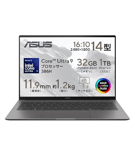 Amazon.co.jp: ASUS ノートパソコン Zenbook S 16 UM5606GA 16インチ