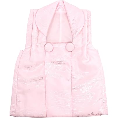 Amazon | 七五三 3歳 三歳 被布コート 単品 女の子 ピンク 刺繍 桜 鈴