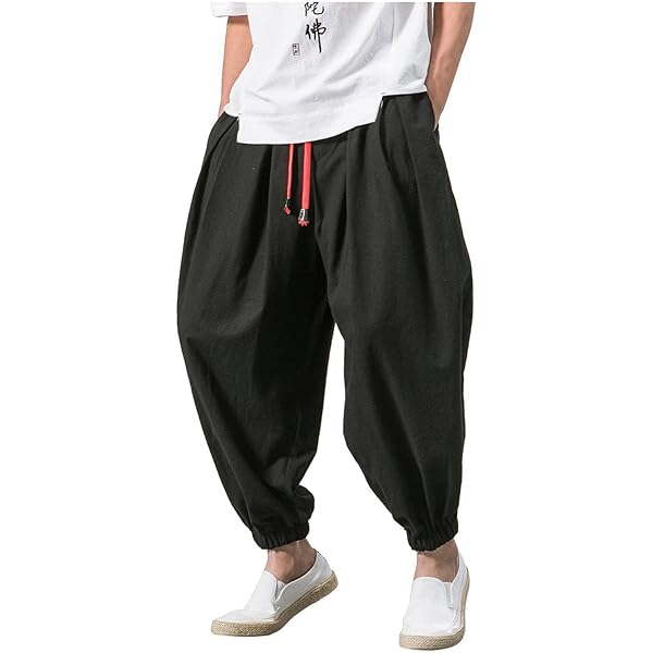 Pantalon De Sport Bouffant Millionen-olly - Coupe Large, Motif Rayé, Taille élastique - S à 3XL