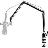 Bauhutte(バウヒュッテ) ポールマウントスタンド 「 マイク 」 BMA-100MK-BK ポール 対応 アーム スタンド ブラック ワンサイズ