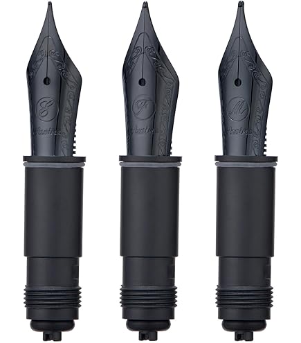 ペン先のみ Amazon | Asvine 万年筆 交換用 ペン先 シルバー #6 細字 V169