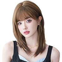 Amazon.co.jp: BARSDAR ウィッグ ロング ストレート セミロング