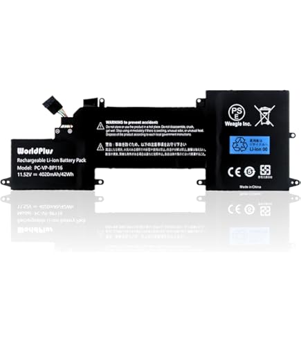 Amazon.co.jp: 大容量 NEC PC-VP-BP106 (4000mAh)互換 バッテリー 適用