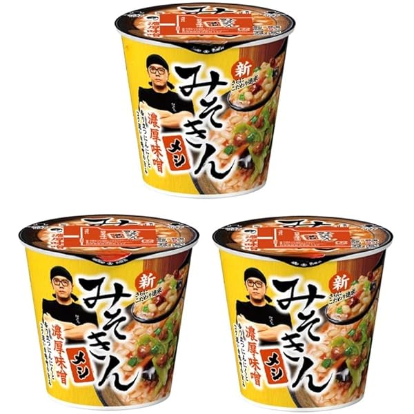 みそきん12個　みそきん飯12個　計24個 Amazon.co.jp: HIKAKIN PREMIUM カップ麺 みそきん濃厚味噌