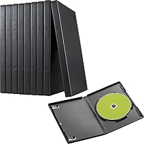 Amazon.co.jp: サンワダイレクト DVDケース 1枚収納 DVDトールケース