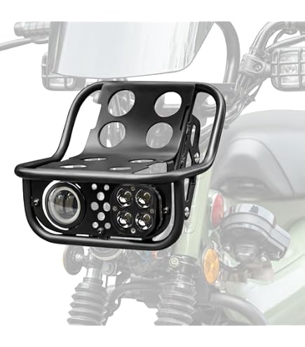 Amazon | MotoSkill Headlight Gard ＆ Front Carrier Kit CT125【艶