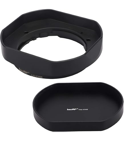 Amazon | JJC メタル 正方形 レンズフード + フードキャップ Fujifilm