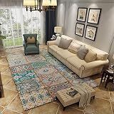 RUG Trellis Rugsシルバートレンディーコレクション（国境なし）ラグホーム北欧カーペットリビングルームコーヒーテーブルソファカーペットベッドルームフルベッドサイドラグレトロ ( Color