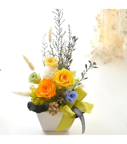 Amazon｜フラワーリース リース プリザーブドフラワー ドライフラワー