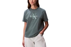 Calvin Klein Women's Monogram Logo Crewneck T-Shirt