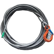 フック3 ワイヤー6 Amazon.co.jp: 積載車用ﾜｲﾔｰ 6*37 10㎜×20M 片ｼﾝﾌﾞﾙ&Vﾌｯｸ1.25付
