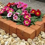 アンティーク調レンガ ころころレンガ 65×65×48 1個 ピーチベージュ