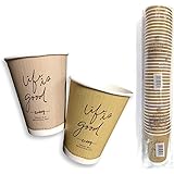 日本デキシー 紙コップ 断熱 273ml 9オンス モカ・ダスティピンク 40個入 耐熱 カフェスタイル 使い捨て 業務用 日本製 クラフトテイスト GDNP09CF