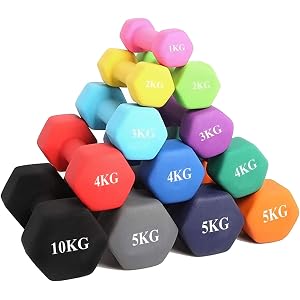 MOJEER ダンベル【2個セット1kg 2kg 3kg 4kg 5kg 6kg 8kg10kg】【 選べる8色】筋トレ…