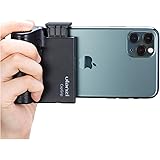ULANZI Bluetoothスマートフォンホルダー ラバーハンドルグリップ ワイヤレスリモコン付き 取付可能 旅行 写真 動画を撮る 1/4インチネジ 一脚/三脚/自撮り棒/iPhone/Androidなどに対応