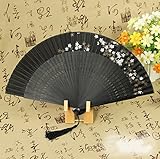 扇子 手作りの制作 女の逸品の扇子 (桜舞い散る)