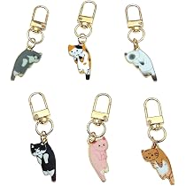 Amazon.co.jp: prendre 5個セット 各種1個入 キーホルダー 猫 チャーム