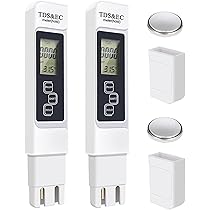 1点限定✨水質検査器 3 で 1 水テスター TDS EC メーター温度デジタル Amazon | DiyStudio デジタルTDSメーター ec メーター、3-in-1