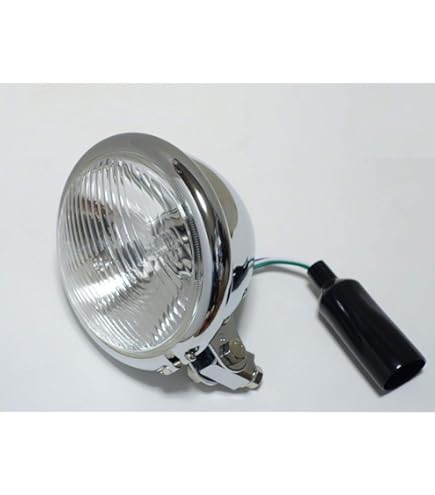 Amazon | 5-3/4インチ ルーカスタイプヘッドライトケース クローム