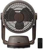 Amazon | ドウシシャ サーキュレーター DC 木目調 19㎝ 首振り 風量4