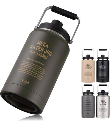 【美品】カーゴ コンテナ　MEGA WATER JUG 保冷カバーセット Amazon | CARGO CONTAINER カーゴコンテナ MEGA WATER JUG COVER