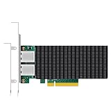 GLOTRENDS ST7368 10Gbps LAN カード 2 ポート Intel X550 10G/1000/100Mbps NIC RJ45 LAN ポート PCI-Express X4 接続 (Mac OS 非対応)