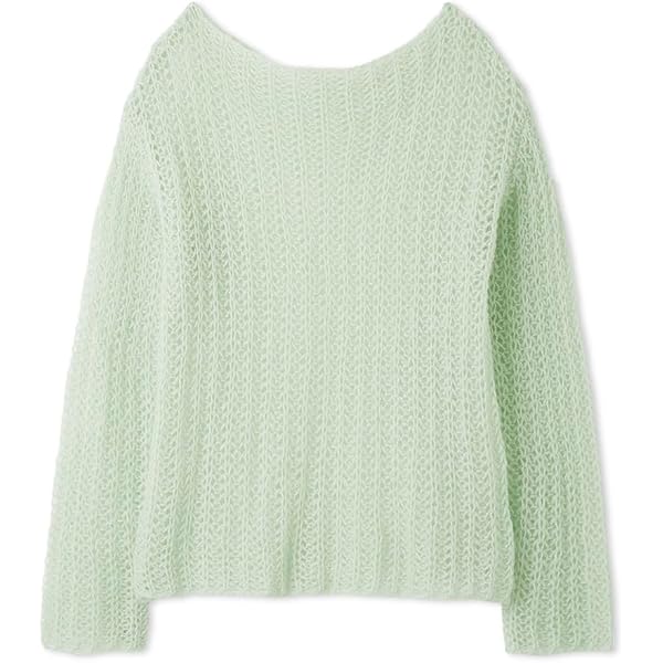 Amazon | フェザーラメニットプルオーバー 13WNT255038LBEGF