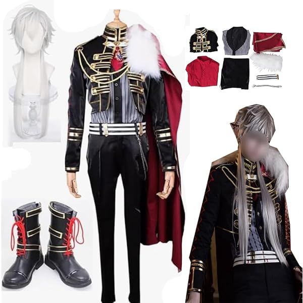 Amazon.co.jp: [楽コス] 葛葉 コスプレ 衣装 ウィッグ付き くずは 貴族