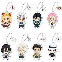 Amazon | 鬼滅の刃 全員集中！みつめてアクリルチャーム2 (8個入) 食
