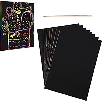 Amazon.co.jp: Riblind スクラッチアート 無地 スクラッチ