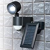 ELPA　ソーラーＬＥＤセンサーライト１灯 ESL-N101SL(BK)／［ELPA］朝日電器