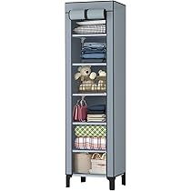 簡易ポータブル組立クローゼット 防湿・防塵・防カビの不織布クローゼット① Amazon｜PSHUN RIGH 簡易ポータブル組立クローゼット 防湿・防塵