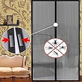 Firlar 網戸 玄関 ドア用 マグネット式 出入り楽々 自動で閉まる 虫よけ 防虫バッチリ 磁気カーテンの糸 防蚊ののれん 涼しい夏 省エネ対策