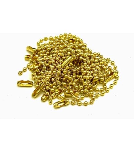 Amazon | ボールチェーン【約200Pcs】チェーンキーホルダー ビーズ素材