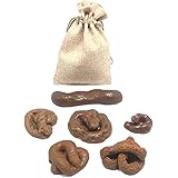 EVER うんこ ドッキリ うんち おもちゃ リアル いたずらグッズ 偽物うんち サプライズ 面白グッズ 気持ちわる ハロウィンやわらかうんちくん 肉食 6点セット 収納袋付き