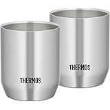 サーモス 真空断熱カップ 280ml ステンレス 2個セット JDH-280P S