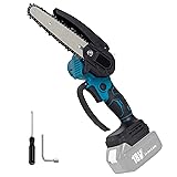 sozaka 充電式 チェーンソー 自動給油 18V ブラシレスモーター搭載 マキタ 18V バッテリー 互換対応 充電式ミニチェーンソー 6インチ チェーンバー 本体のみ 【バッテリー・充電器別売】 2年間メーカー保証