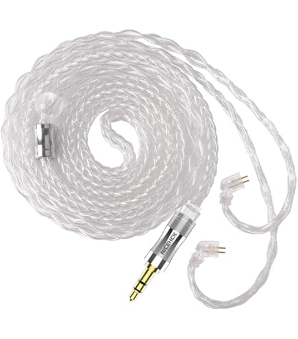 Amazon | NICEHCK ForX 8芯 イヤホンケーブル 銀メッキ古河PCUHD