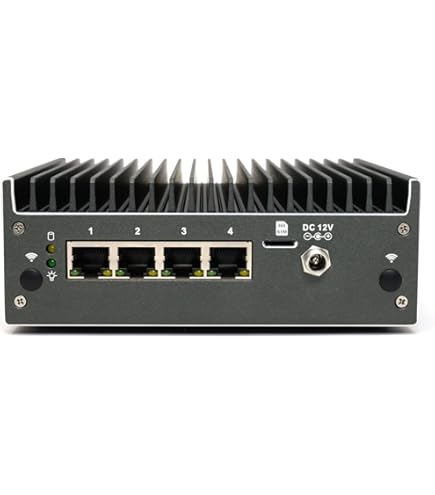 Amazon.co.jp: mini Celeron J1900 Quad Core Firewall PC ミニPC 工業