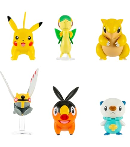 Amazon.co.jp: バンダイ ポケモン8体バトルフィギュア ピカチュウ