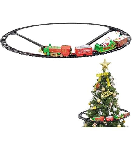 Amazon.co.jp: 大型クラシックホリデー クリスマスツリートレイン