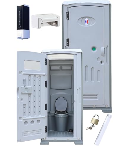 Amazon.co.jp: 仮設トイレ PE製 軽水洗式フットポンプ式 和式: DIY 