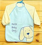 エプロン お食事エプロン 長袖エプロン おしゃれなお食事エプロン ドッグ