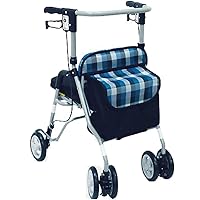 Amazon | シンフォニー SP スリム 花柄紺 | 島製作所 | シルバーカー