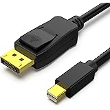 BENFEI 1.8m Mini DisplayPort-DisplayPortケーブル 4K @ 60Hz、2K @ 144Hz Mini DP（Thunderbolt2 互換）-DP ケーブル（オス-オス）金メッキコード