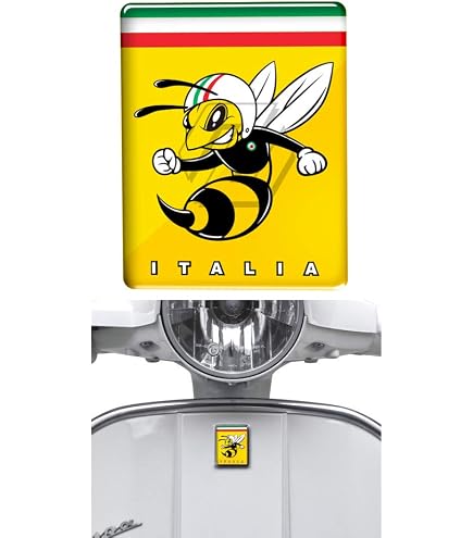 Autocollant Vespa Autocollant 3D Gel Vespa Piaggio - Emblème Cascade - Modèles GT GTS GTV LX LXV Accessoire Personnalisation Autocollant Vespa Autocollant 3D Gel Vespa Piaggio - Emblème Cascade - Modèles GT GTS GTV LX LXV Accessoire Personnalisation
