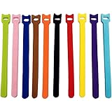 結束バンド 繰り返し利用可能 高耐久ケーブルタイ 耐候性タイプ 収納バンド ストラップ コード配線収納 強力マジックテー…