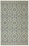 Mohawk Home Woodbridge Santa Ana Printed Rug 5'x8' Aqua [並行輸入品]