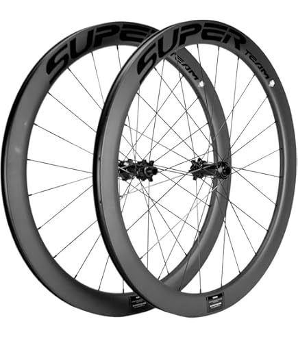 Amazon | SUPERTEAMカーボンクリンチャーホイール700C ディスク